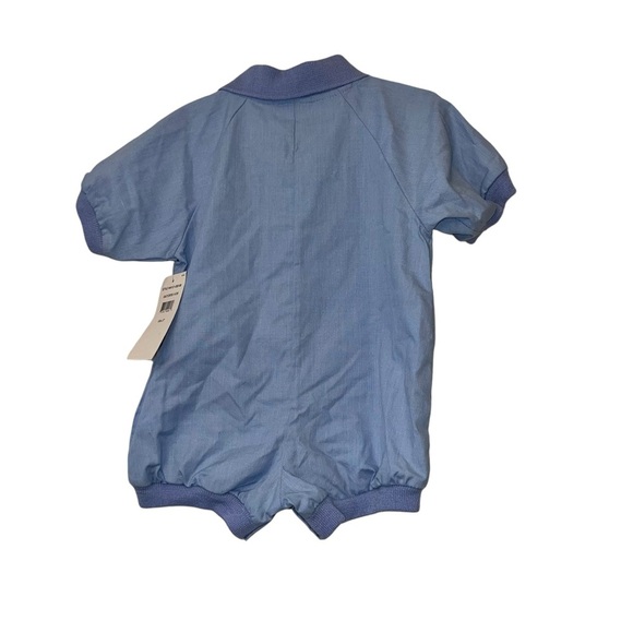 Vintage Samara Blue toddler Romper Sz 2T NWT dead stock - Picture 2 of 3